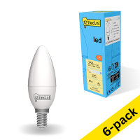 123led E14 LED matte candle bulb 2.5W (25W) | 2700K (6-pack)