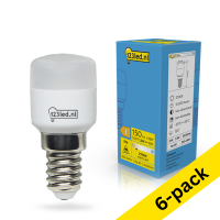 123led E14 LED matte tube T26 bulb 1.3W (16W) | 2700K (6-pack)