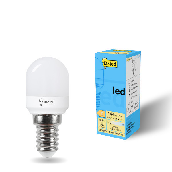 123led E14 T25 led lamp ball matt 1.3W (15W) LDR01922 - 1
