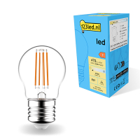 123led E27 LED dimmable filament ball bulb 4.5W (40W) LDR01830