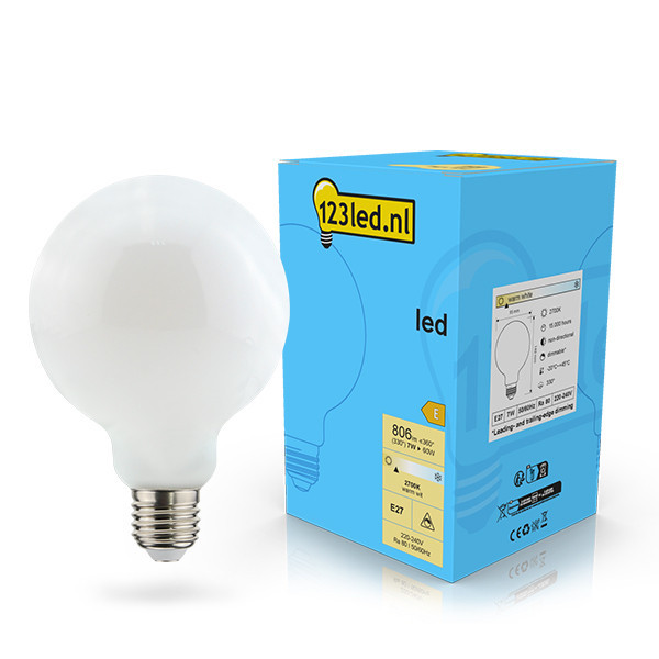 123led E27 LED dimmable filament globe bulb 7W (60W) LDR02100 - 1