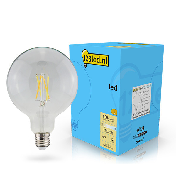 123led E27 LED dimmable filament globe bulb 7W (60W) LDR02108 - 1