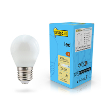 123led E27 LED dimmable matte ball bulb 4.5W (40W) LDR02084