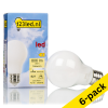 123led E27 LED dimmable matte pear bulb 7.3W (60W) (6-pack) LDR01615 - 1