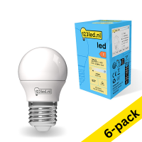 123led E27 LED matte ball bulb 2.5W (25W)