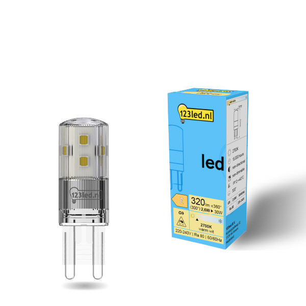 123led G9 LED capsule 2.6W (30W) LDR01950 - 1