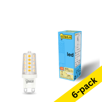 123led G9 LED dimmable clear capsule 3.5W (28W) (6-pack)