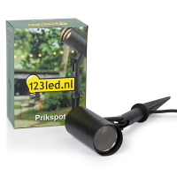 123led GU10 LED Alden black spiked spotlight LDR08509