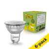 123led GU10 LED Ultra Efficient clear glass spotlight 1.9W (50W) | 2700K (6-pack) LDR02387 - 1
