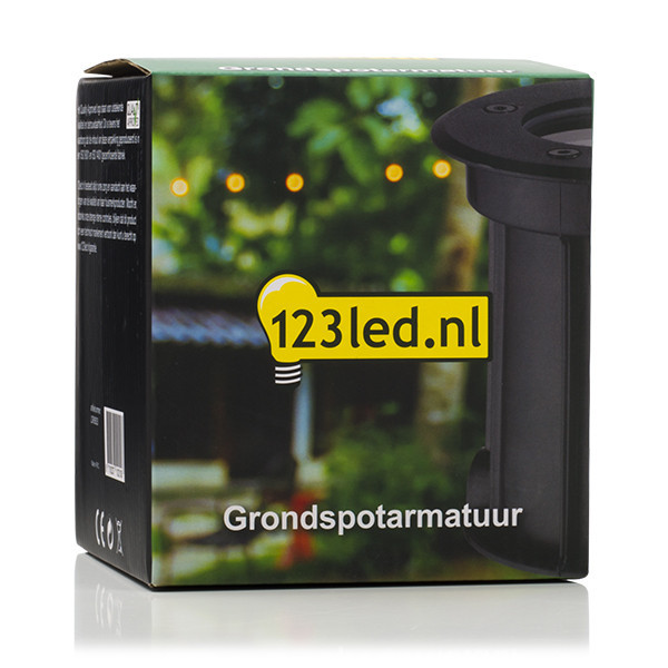 123led GU10 LED black Rhodes ground spotlight LDR08525 - 5