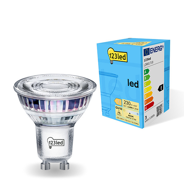 123led GU10 LED spotlight 2.4W (35W) | 4000K LDR01718 - 1