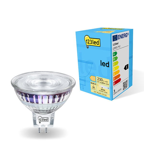 123led GU5.3 LED spotlight 2.2W (25W) | 4000K LDR01742 123led GU5.3 LED spotlight 2.2W (25W) | 4000K LDR01742 - 1