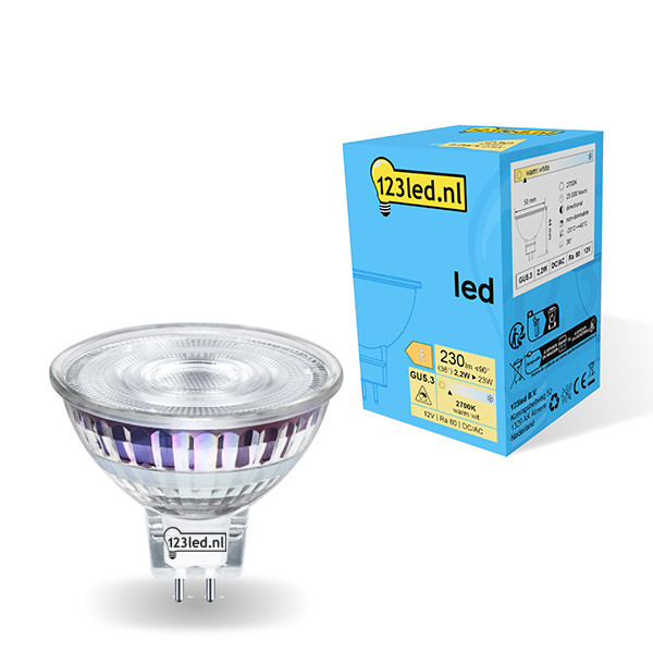 123led GU5.3 LED spotlight 2.2W (25W) LDR01740 - 1
