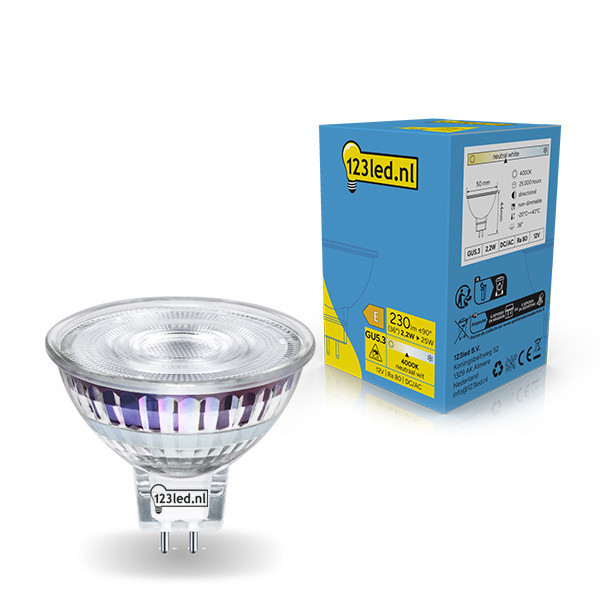 123led GU5.3 LED spotlight 2.9W (23W) | 4000K LDR02296 - 1