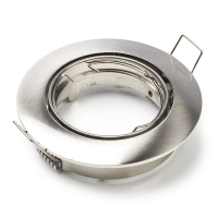 123led LED GU10 nickel spotlight fixture LDR08002