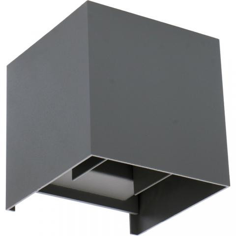 LED anthracite Amarillo up & down wall lamp | 2700K | 6W | 450 lumens | IP65 LDR06277 - 1