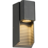 LED anthracite Charlotte square wall lamp | Suitable for 1 x GU10 | IP44 LDR06292 - 1