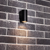LED anthracite Messina round wall lamp | Suitable for 1 x GU10 | IP44 LDR06351 - 1