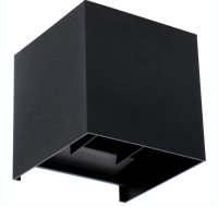 LED black Amarillo up & down wall lamp | 1800K - 2700K | 6W | 420 lumens | IP65 LDR06280