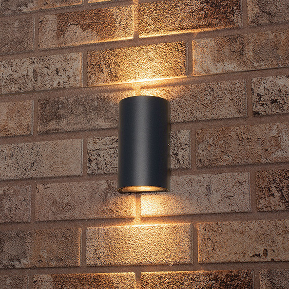 LED grey Fresno wall lamp | Suitable for 2 x GU10 LDR01378 - 1