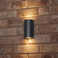 LED grey Fresno wall lamp | Suitable for 2 x GU10 LDR01378