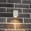 LED white San Diego square wall lamp | Suitable for 1 x GU10 | IP44 LDR06283 - 1