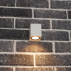 LED white San Diego square wall lamp | Suitable for 1 x GU10 | IP44 LDR06283