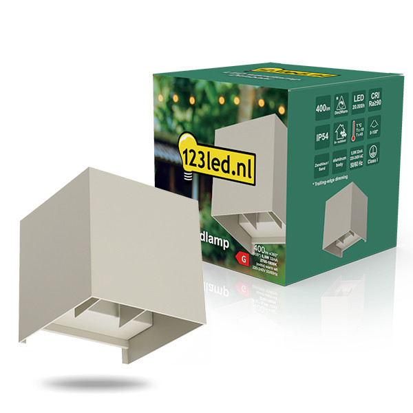 Outdoor wall lamp | Amarillo Up & Down | 1800-2700K | IP54 | sand-coloured LDR08871 - 1