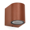 Outdoor wall lamp GU10 | Sacramento | IP44 | rust-coloured LDR08837 - 1