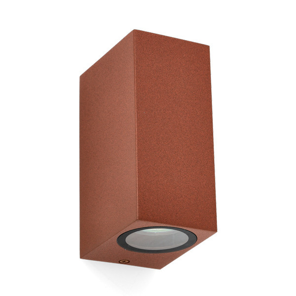 Outdoor wall lamp GU10 | San Francisco Up & Down | IP44 | rust-coloured LDR08843 - 1