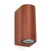 Outdoor wall lamp GU10 | Santa Barbara Up & Down | IP44 | rust-coloured LDR08846