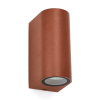 Outdoor wall lamp GU10 | Santa Barbara Up & Down | IP44 | rust-coloured LDR08846 - 1