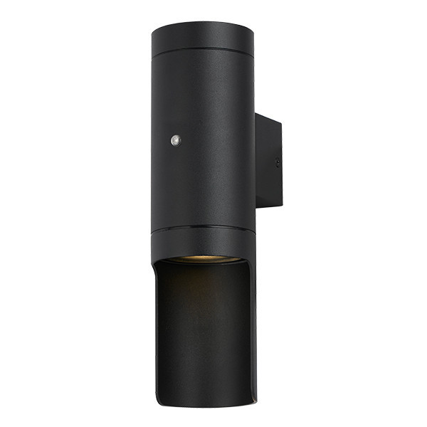 Outdoor wall lamp with twilight sensor GU10 | New Orleans | IP44 | black LDR08860 - 1