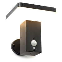 123led Primrose Hill solar wall lamp with sensor LDR08545