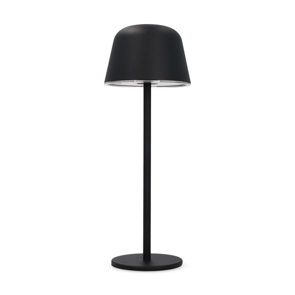 Rechargeable dimmable table lamp 30cm | Atlanta | 2700-3000-4000K | IP54 | black LDR08852 - 1