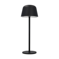 Rechargeable dimmable table lamp 30cm | Atlanta | 2700-3000-4000K | IP54 | black LDR08852