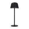 Rechargeable dimmable table lamp 30cm | Atlanta | 2700-3000-4000K | IP54 | black LDR08852 - 1