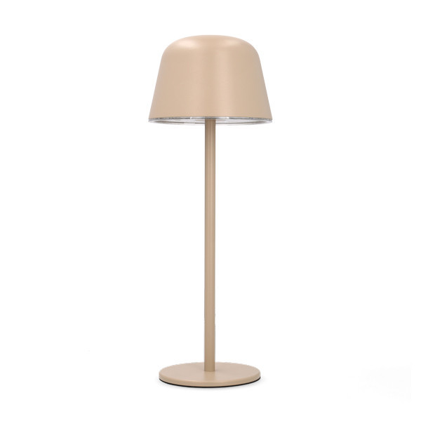 Rechargeable dimmable table lamp 30cm | Atlanta | 2700-3000-4000K | IP54 | sand-coloured LDR08853 - 1