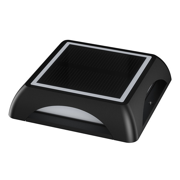 Solar spike/wall lamp | Bari square | 3000K | IP65 | black LDR08729 - 1
