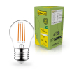 123led Ultra Efficient E27 LED clear filament ball bulb 2.2W (40W) | 2700K LDR02396 - 1