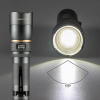 123led aluminum rechargeable flashlight | 5000K LDR06746 - 4
