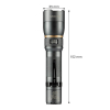 123led aluminum rechargeable flashlight | 5000K LDR06746 - 7