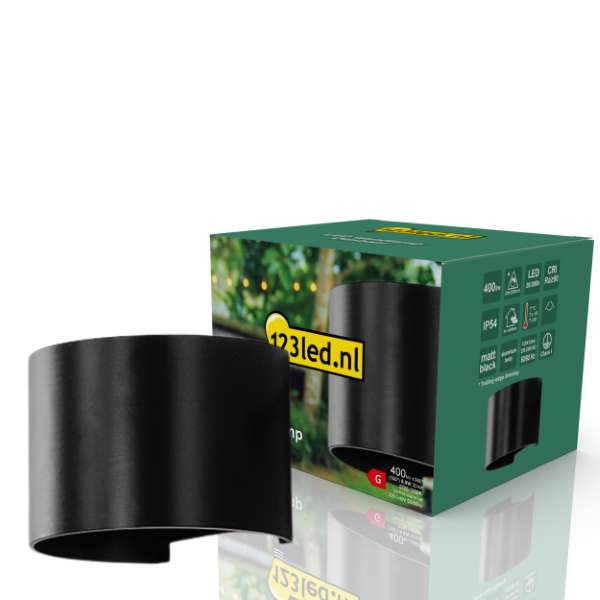 123led black Alvin wall lamp | 1800-2700K LDR08549 - 2