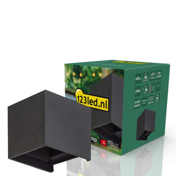 123led black Amarillo wall lamp | 2700K LDR08546 - 2