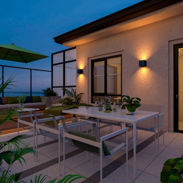 123led black Amarillo wall lamp | 2700K LDR08546 - 5