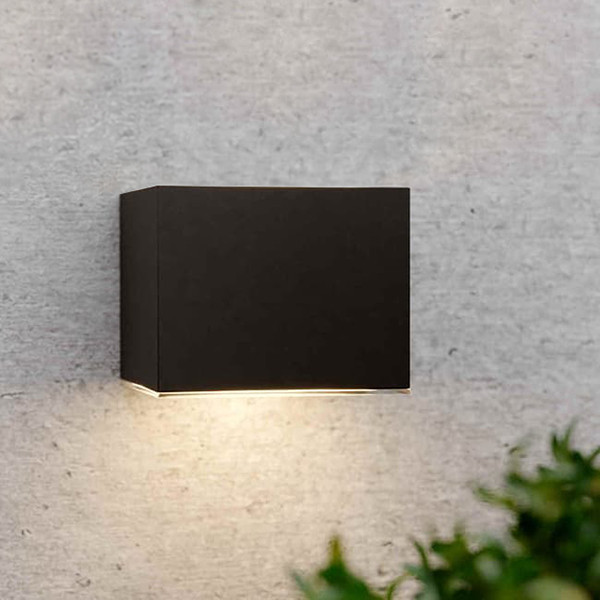 123led black Avon down solar wall lamp LDR08534 - 1