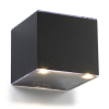 123led black Avon down solar wall lamp LDR08534 - 2