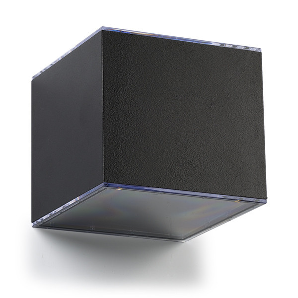 123led black Avon up & down solar wall lamp LDR08535 - 4