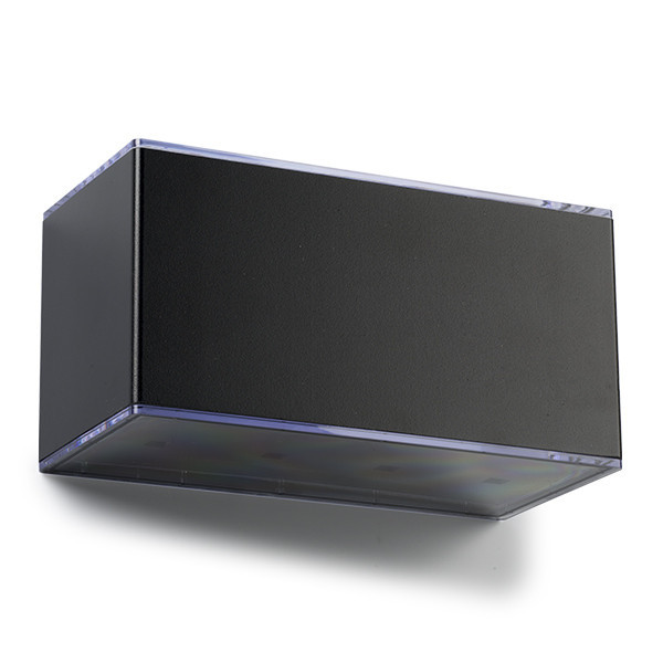 123led black Chelsea up & down solar wall lamp LDR08538 - 4