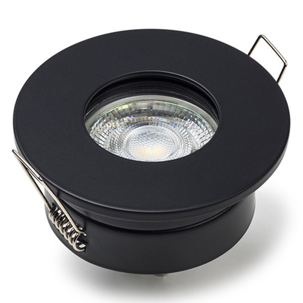 123led black GU10 spotlight fixture LDR08015 - 2